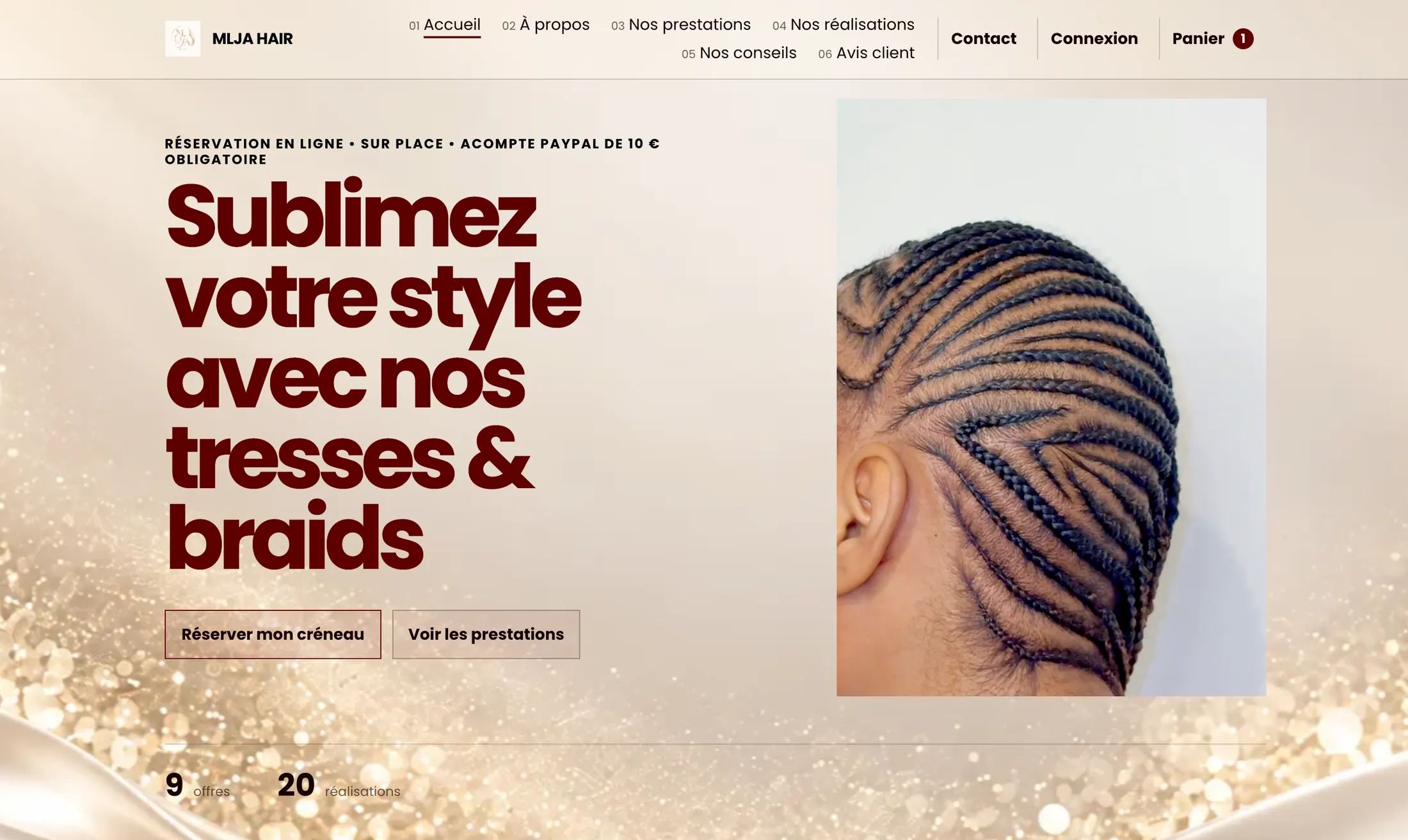 MLJA HAIR – Coiffure &amp; réservation